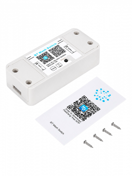 Огонек OG-LDL36 контроллер-реле 220В (Bluetooth, 1 канал)